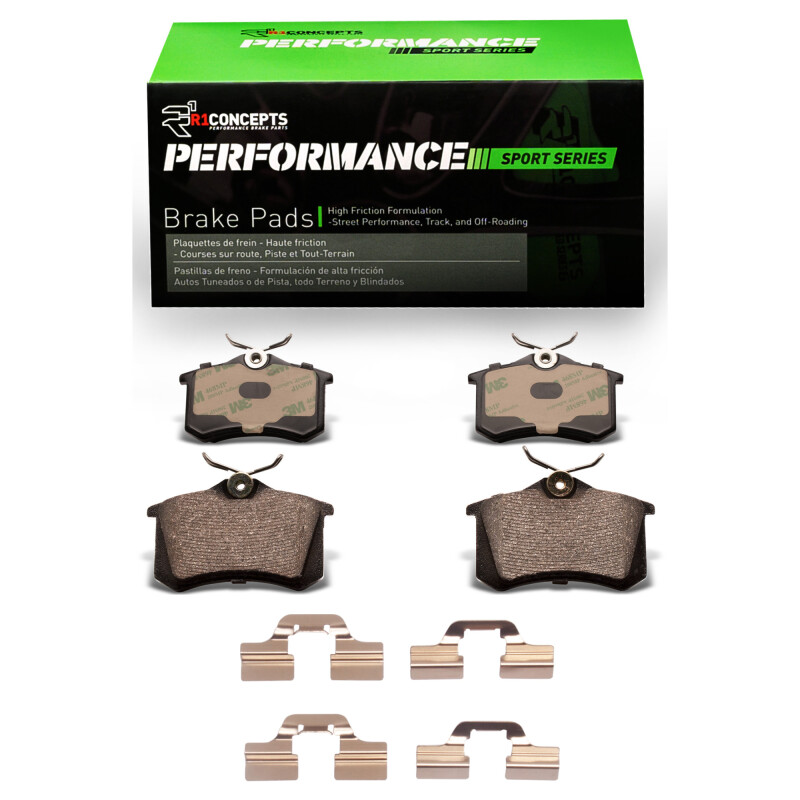 Audi TT Performance Sport Brake Pads - Rear - R1 Concepts - R1 Performance Sport - `99-`15